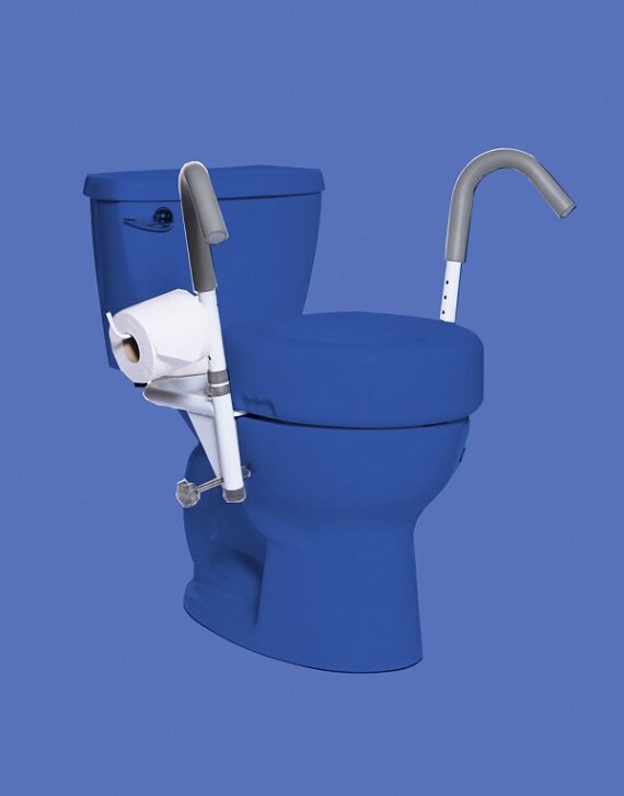 Cadre sécuritaire de toilette Mobb