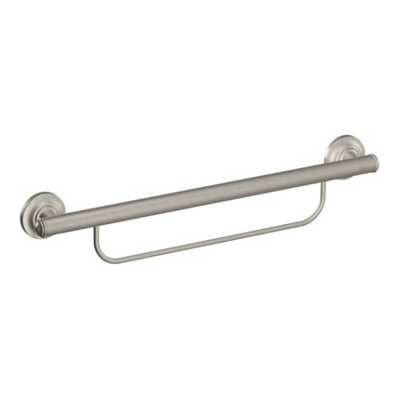 Barre d'appui avec porte serviette de 24" Moen