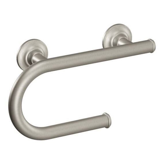 Barre d'appui Moen de 8" avec distributeur de papier hygiénique